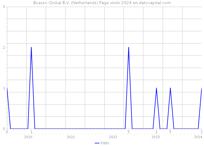 Boasso Global B.V. (Netherlands) Page visits 2024 