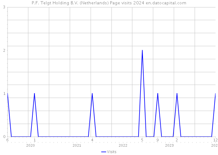 P.F. Telgt Holding B.V. (Netherlands) Page visits 2024 