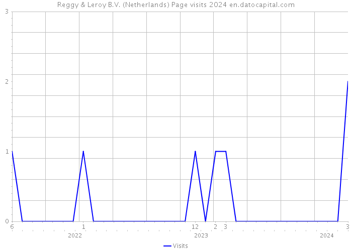 Reggy & Leroy B.V. (Netherlands) Page visits 2024 