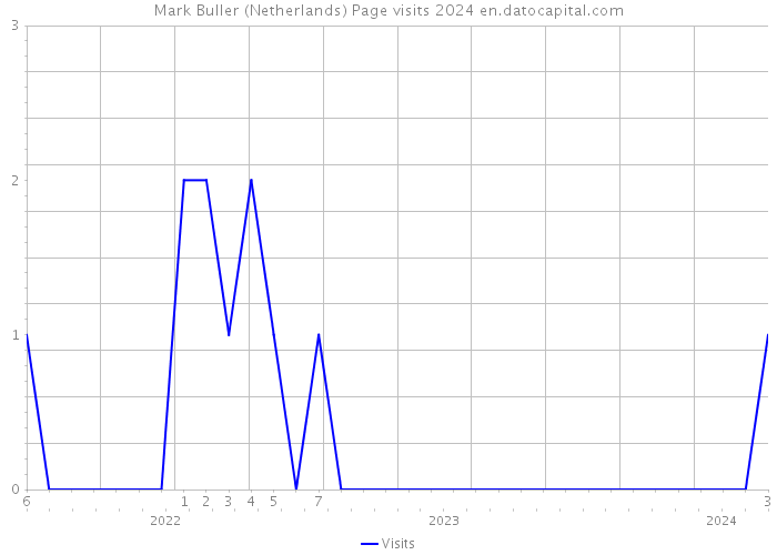 Mark Buller (Netherlands) Page visits 2024 