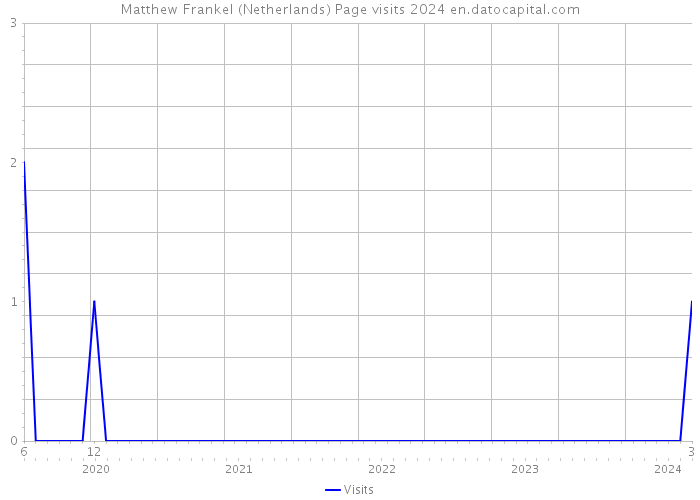 Matthew Frankel (Netherlands) Page visits 2024 