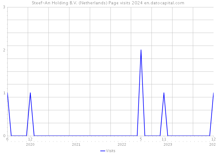Steef-An Holding B.V. (Netherlands) Page visits 2024 