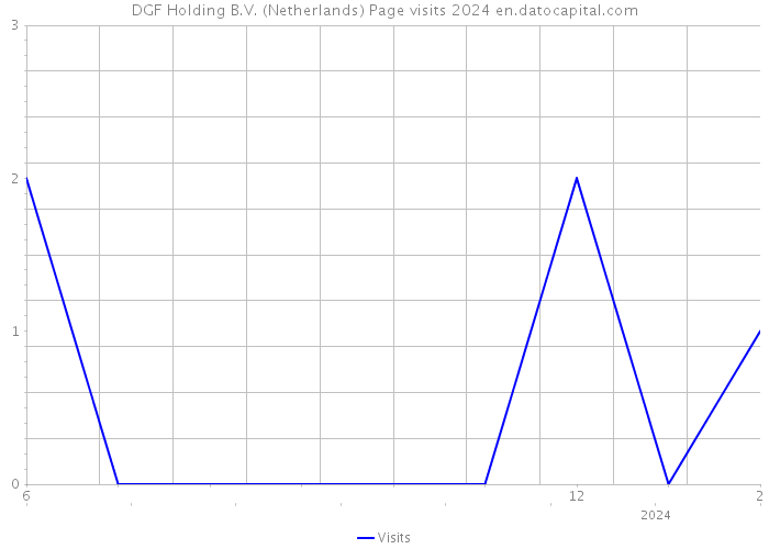 DGF Holding B.V. (Netherlands) Page visits 2024 