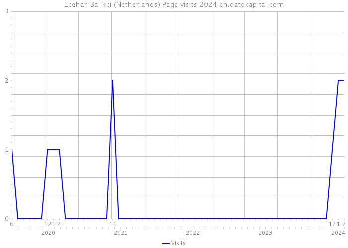 Ecehan Balikci (Netherlands) Page visits 2024 