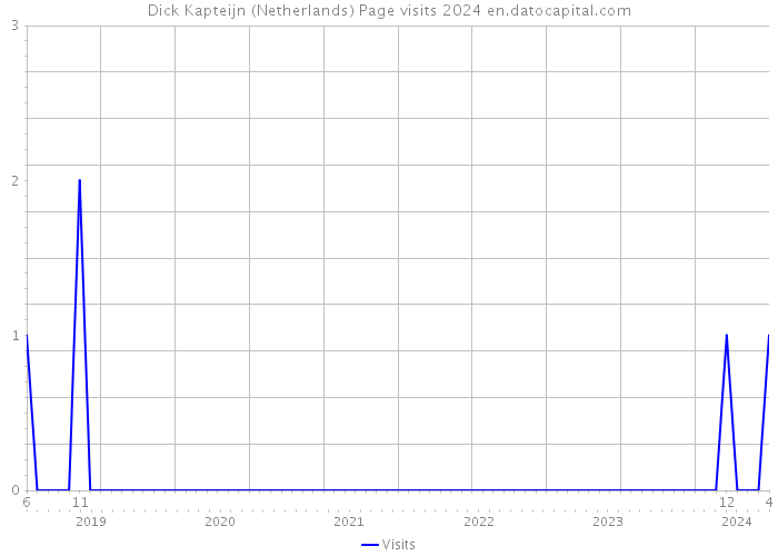 Dick Kapteijn (Netherlands) Page visits 2024 