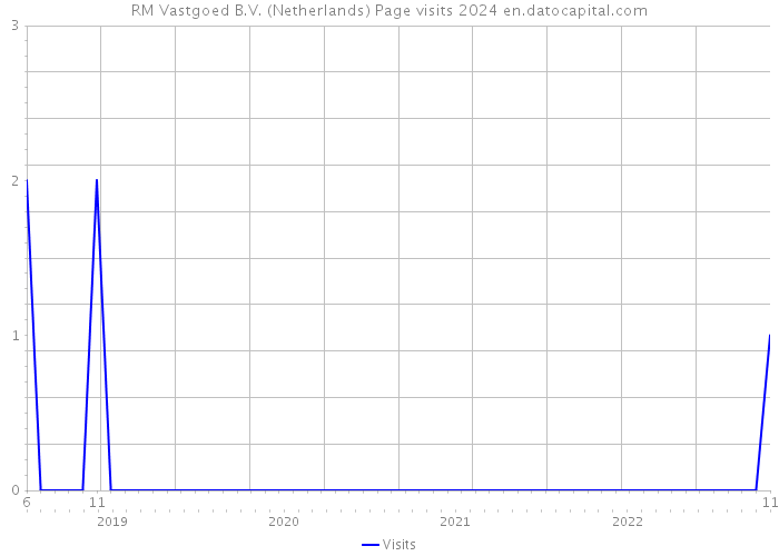 RM Vastgoed B.V. (Netherlands) Page visits 2024 