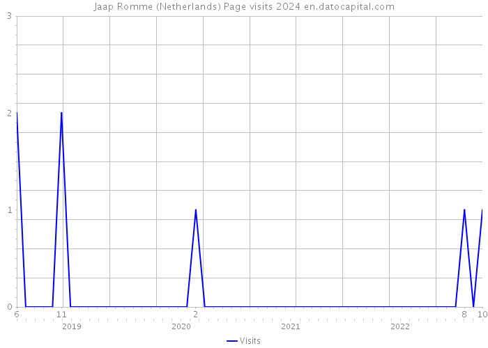 Jaap Romme (Netherlands) Page visits 2024 