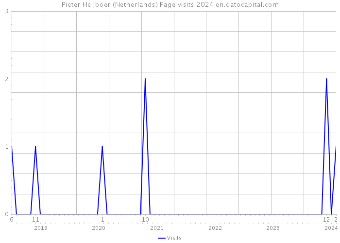 Pieter Heijboer (Netherlands) Page visits 2024 