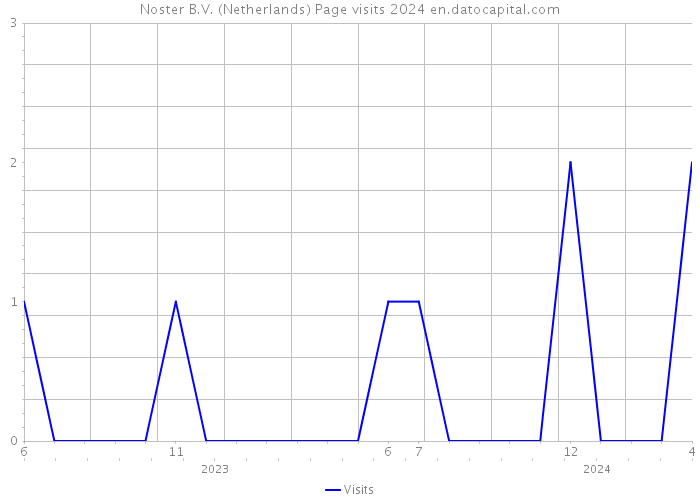 Noster B.V. (Netherlands) Page visits 2024 