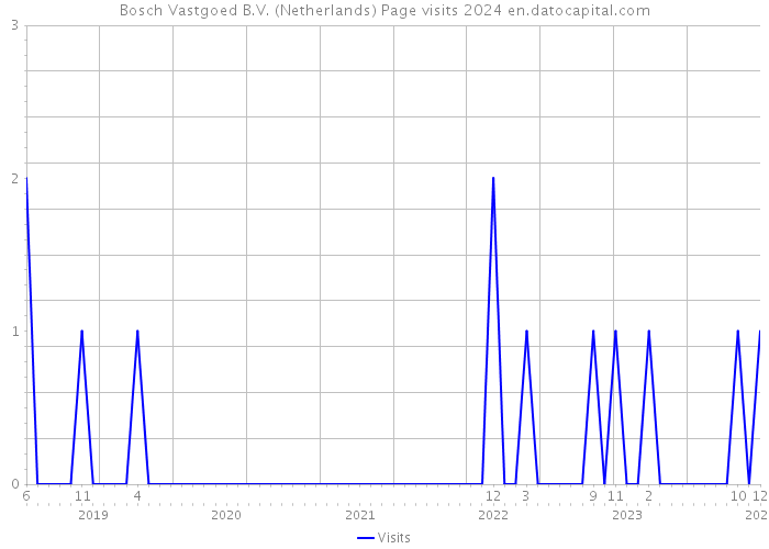 Bosch Vastgoed B.V. (Netherlands) Page visits 2024 