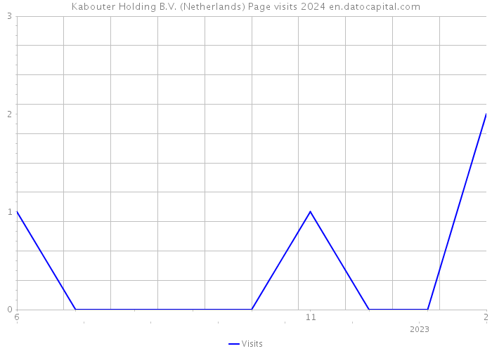 Kabouter Holding B.V. (Netherlands) Page visits 2024 