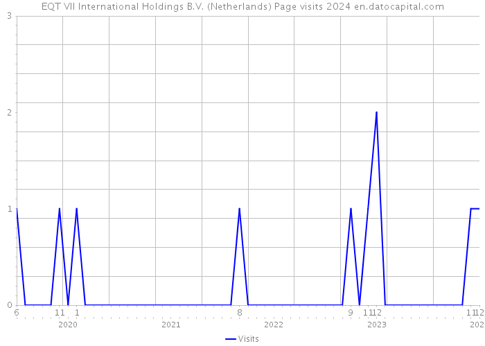 EQT VII International Holdings B.V. (Netherlands) Page visits 2024 