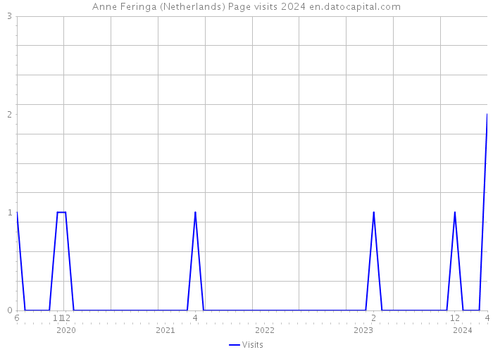Anne Feringa (Netherlands) Page visits 2024 