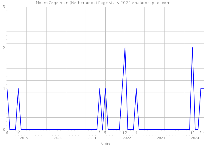 Noam Zegelman (Netherlands) Page visits 2024 