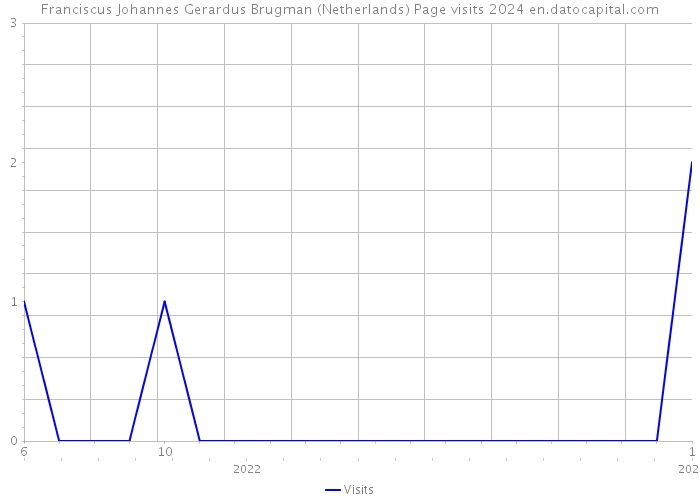 Franciscus Johannes Gerardus Brugman (Netherlands) Page visits 2024 