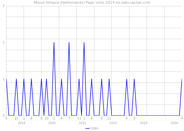 Mesut Atmaca (Netherlands) Page visits 2024 