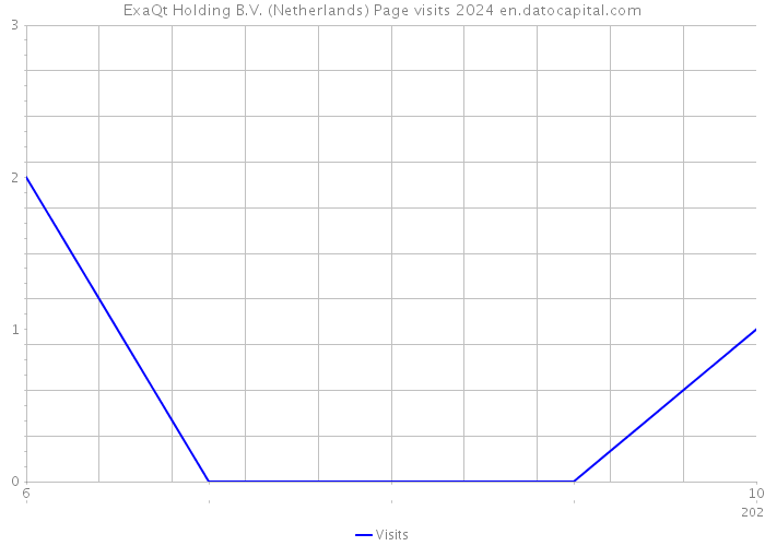 ExaQt Holding B.V. (Netherlands) Page visits 2024 