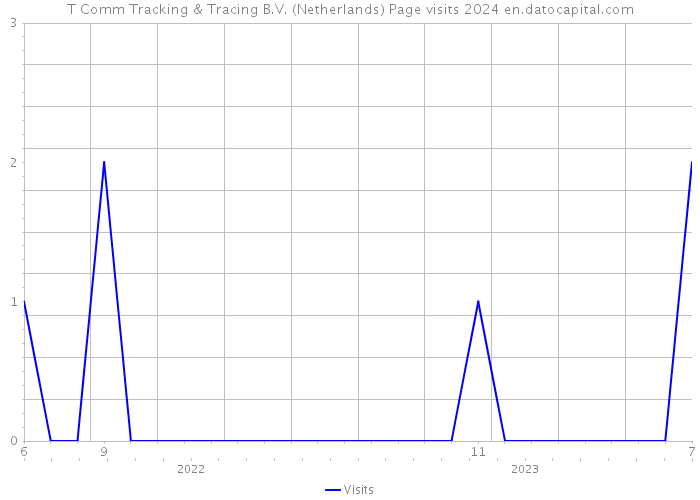 T Comm Tracking & Tracing B.V. (Netherlands) Page visits 2024 