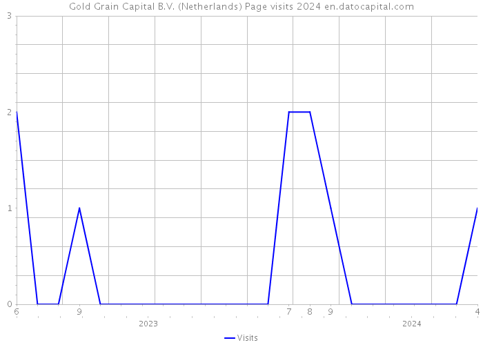 Gold Grain Capital B.V. (Netherlands) Page visits 2024 