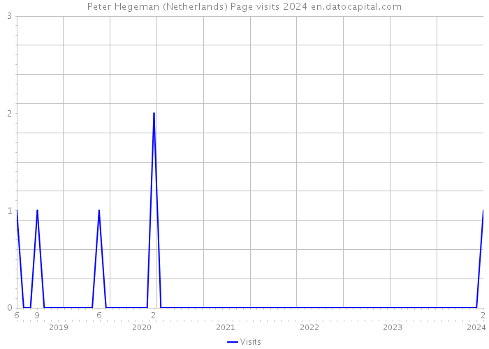 Peter Hegeman (Netherlands) Page visits 2024 