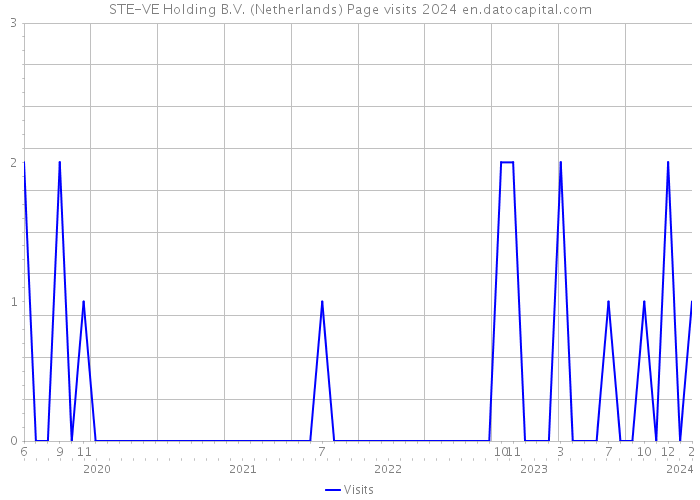 STE-VE Holding B.V. (Netherlands) Page visits 2024 