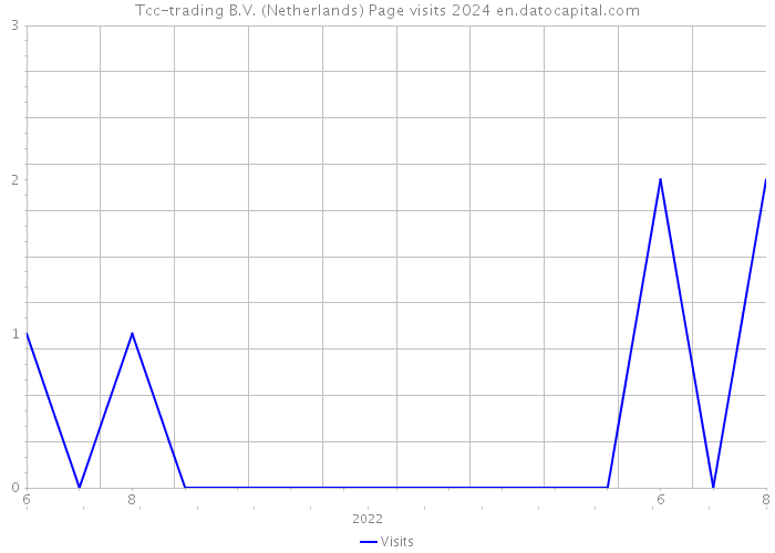 Tcc-trading B.V. (Netherlands) Page visits 2024 