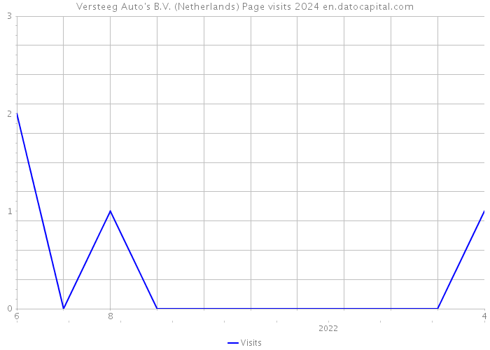 Versteeg Auto's B.V. (Netherlands) Page visits 2024 