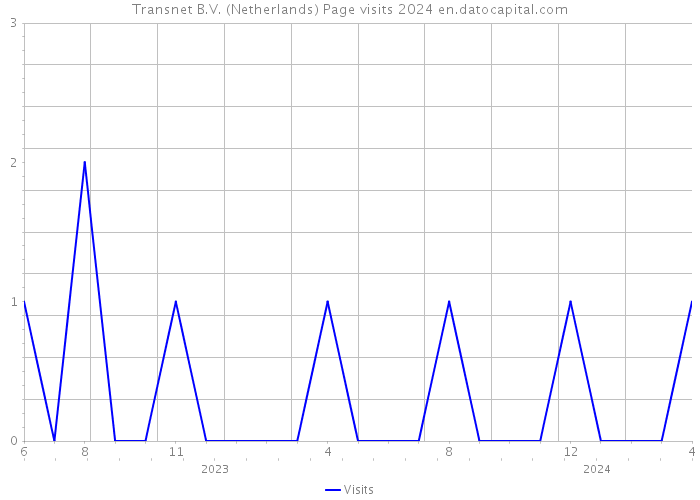 Transnet B.V. (Netherlands) Page visits 2024 