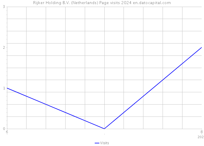 Rijker Holding B.V. (Netherlands) Page visits 2024 