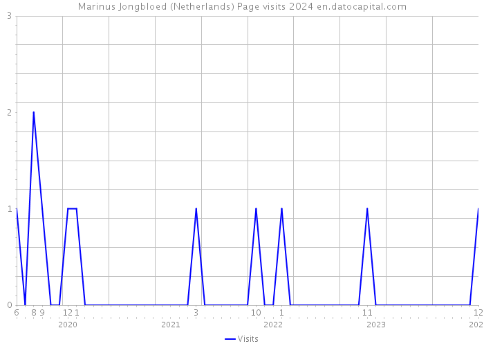 Marinus Jongbloed (Netherlands) Page visits 2024 