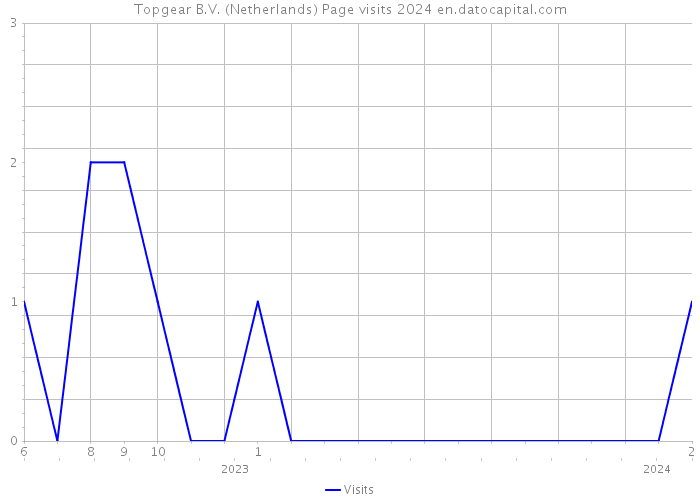 Topgear B.V. (Netherlands) Page visits 2024 