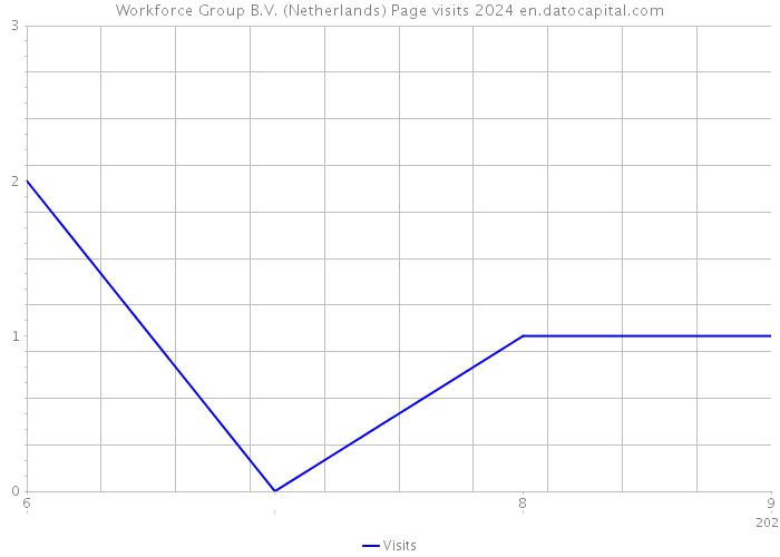 Workforce Group B.V. (Netherlands) Page visits 2024 