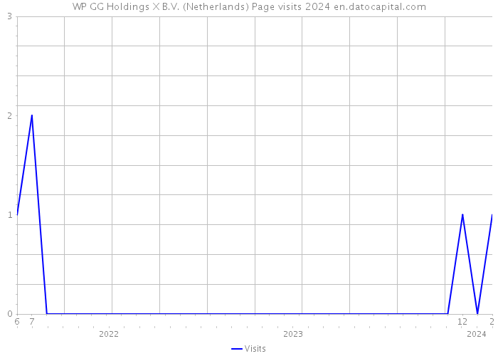WP GG Holdings X B.V. (Netherlands) Page visits 2024 