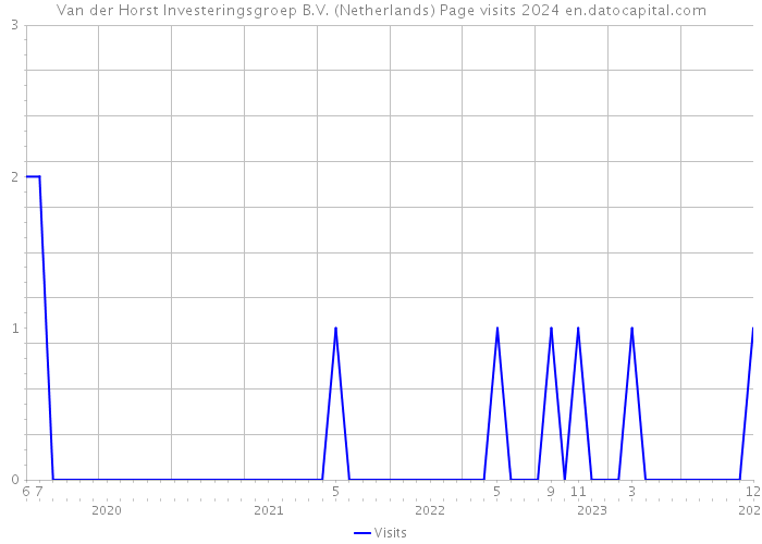 Van der Horst Investeringsgroep B.V. (Netherlands) Page visits 2024 