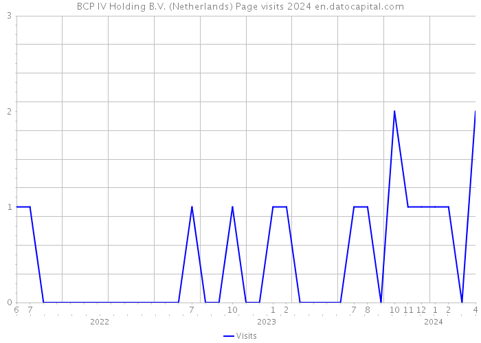 BCP IV Holding B.V. (Netherlands) Page visits 2024 