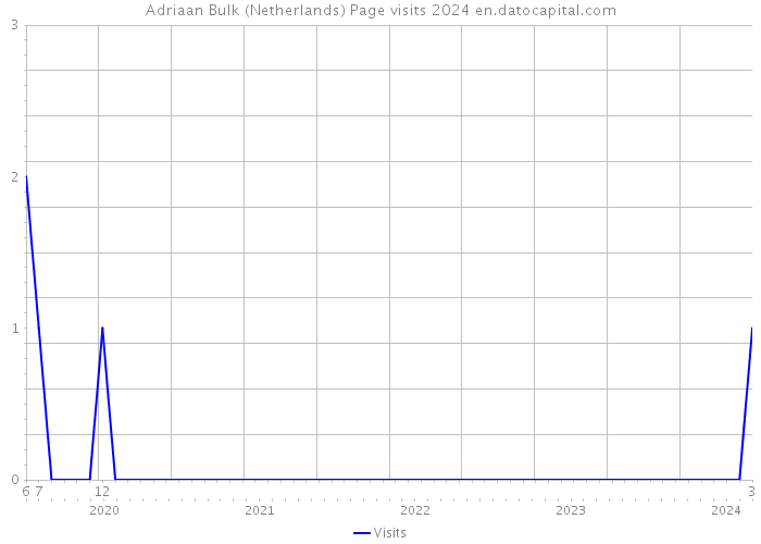 Adriaan Bulk (Netherlands) Page visits 2024 