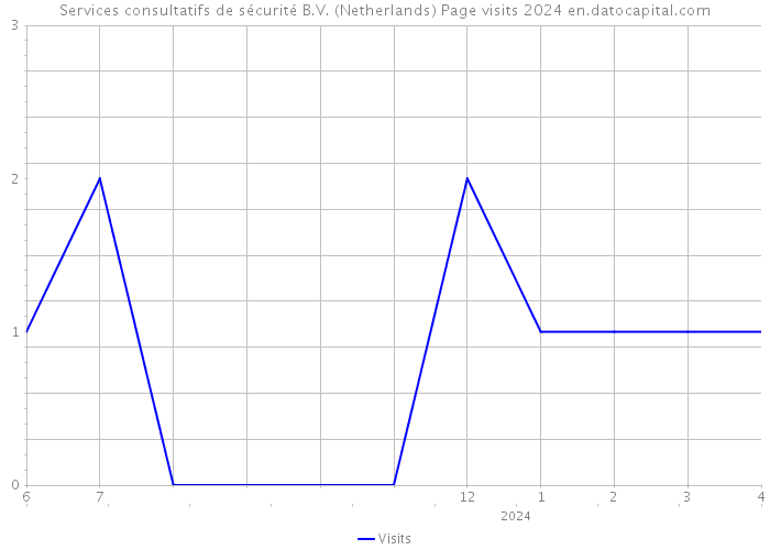 Services consultatifs de sécurité B.V. (Netherlands) Page visits 2024 