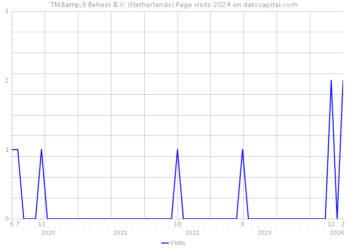 TM&S Beheer B.V. (Netherlands) Page visits 2024 