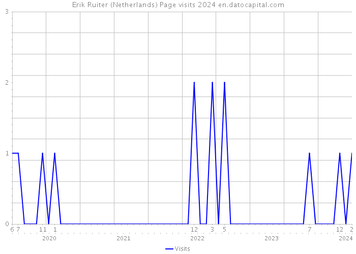 Erik Ruiter (Netherlands) Page visits 2024 