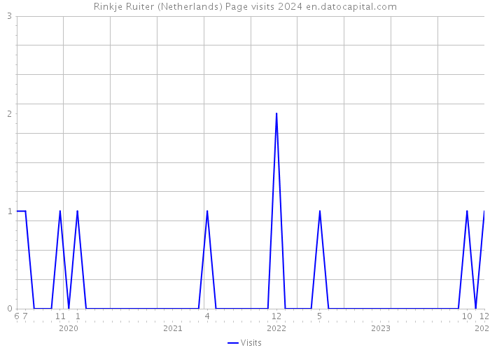 Rinkje Ruiter (Netherlands) Page visits 2024 