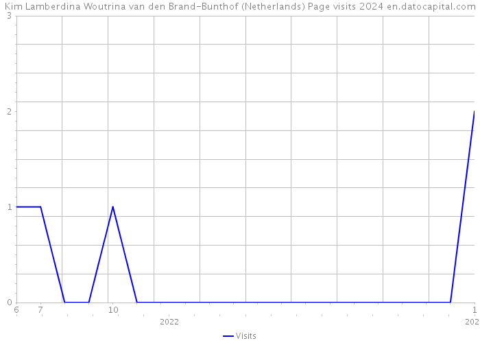 Kim Lamberdina Woutrina van den Brand-Bunthof (Netherlands) Page visits 2024 