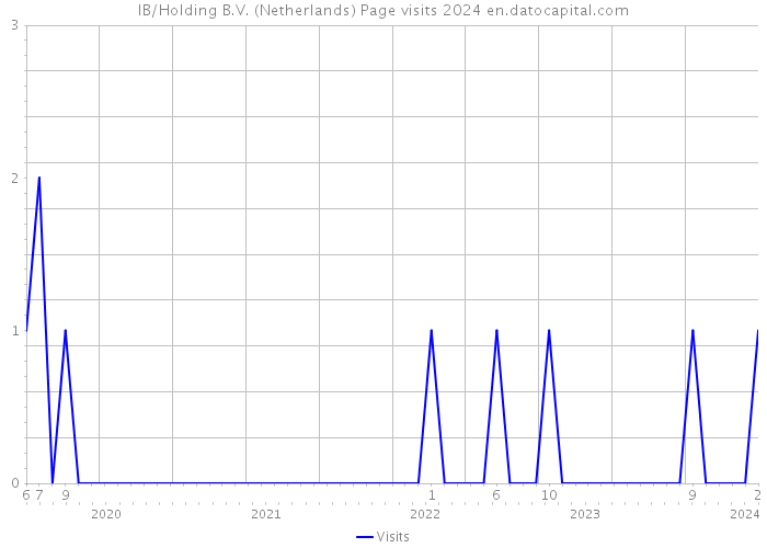 IB/Holding B.V. (Netherlands) Page visits 2024 