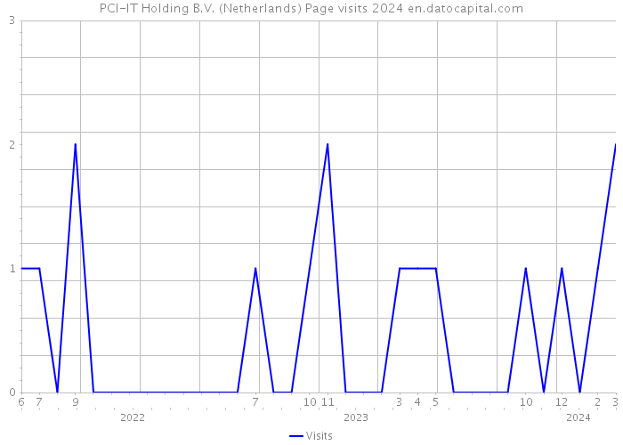 PCI-IT Holding B.V. (Netherlands) Page visits 2024 
