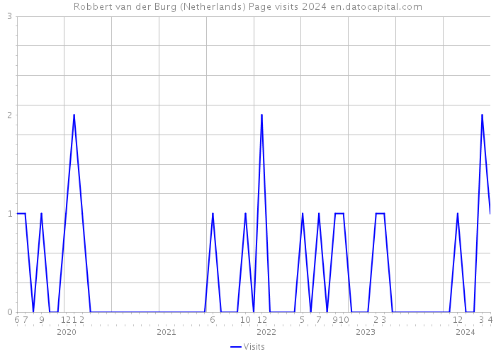Robbert van der Burg (Netherlands) Page visits 2024 
