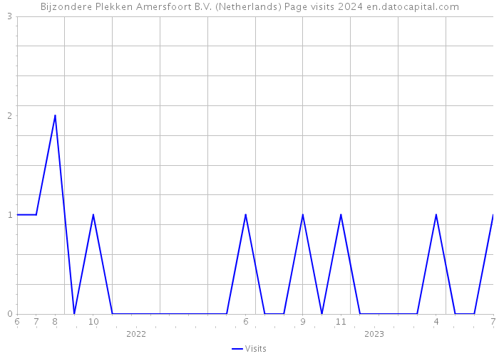 Bijzondere Plekken Amersfoort B.V. (Netherlands) Page visits 2024 