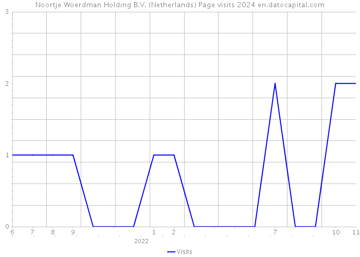 Noortje Woerdman Holding B.V. (Netherlands) Page visits 2024 