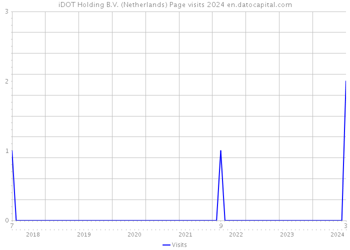 iDOT Holding B.V. (Netherlands) Page visits 2024 