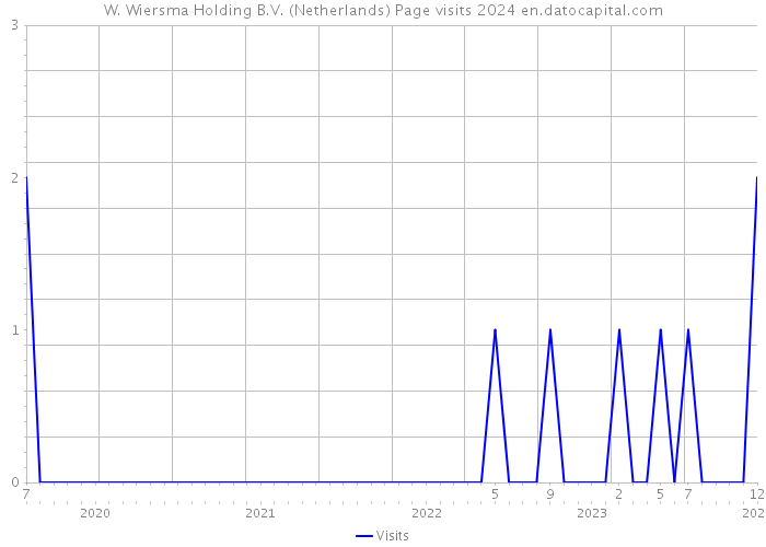 W. Wiersma Holding B.V. (Netherlands) Page visits 2024 