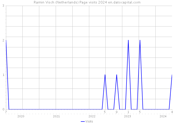 Ramin Visch (Netherlands) Page visits 2024 