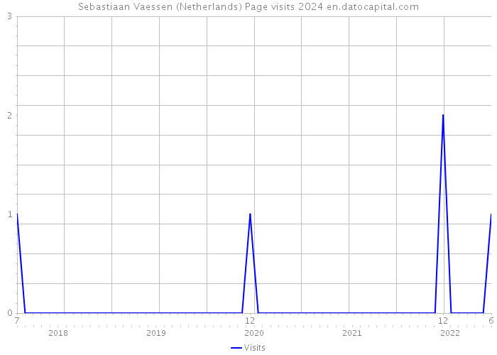Sebastiaan Vaessen (Netherlands) Page visits 2024 